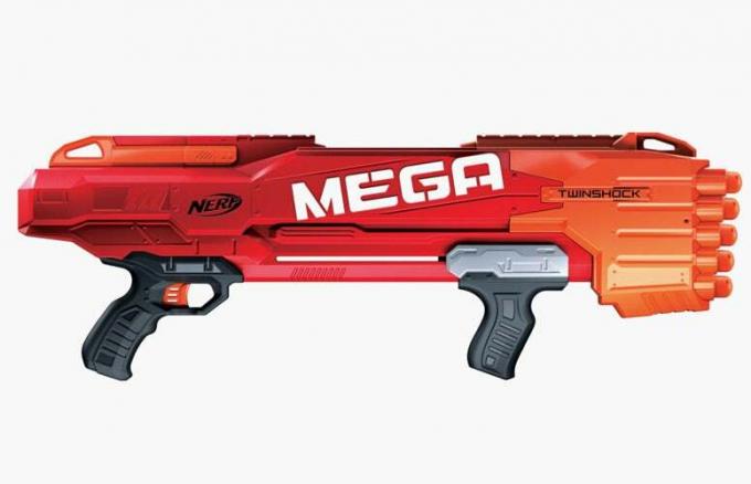 Nerf Mega Twinshock -- senjata nerf