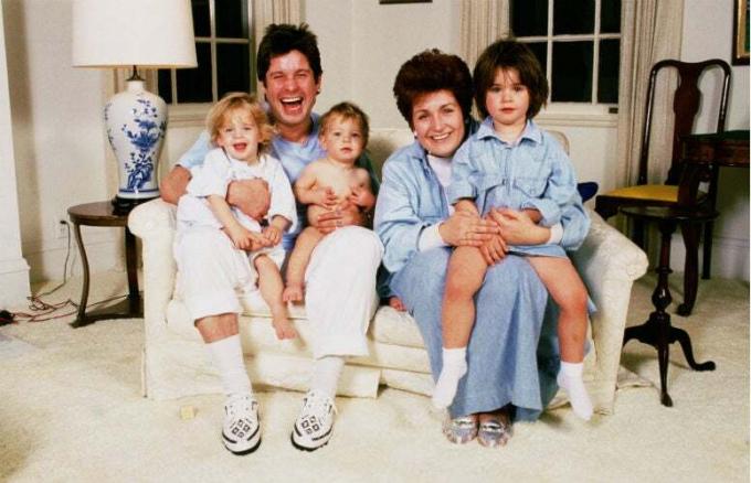 Ozzy Osbourne familieportræt