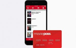 A MoviePass előfizetési csomag korlátlan számú filmet kínál havi 10 dollárért