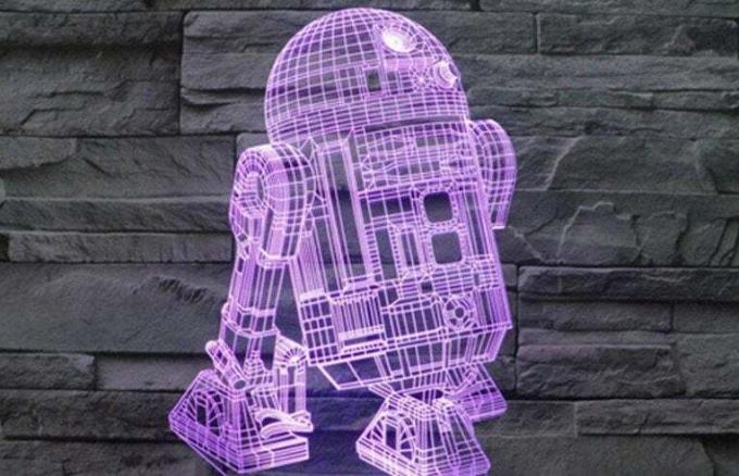 3D LED lampa Star Wars