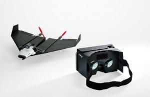 PowerUp FPV dron iz papirja za letalo s kamero za pretakanje v živo