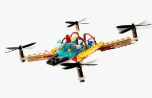 फ्लाईब्रिक्स आपके बच्चों को लेगो ब्रिक्स से ड्रोन बनाने देता है