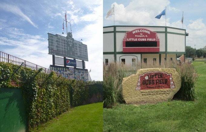 Little Cubs Field w Freeport w stanie Illinois -- boiska do małej ligi