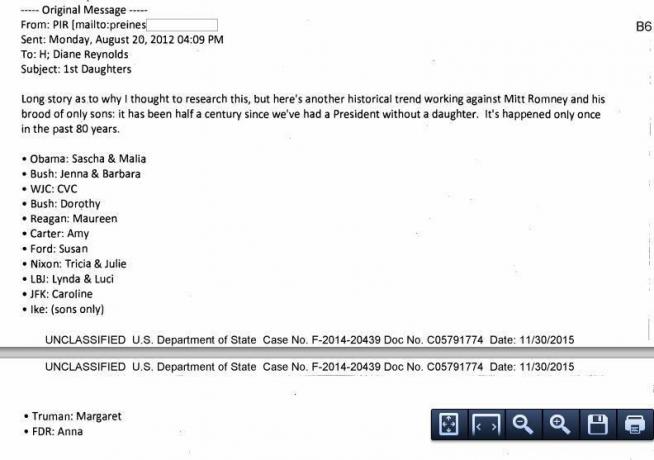 Clintonov email