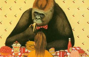 Entonija Brauna Gorilla ir labākā bērnu grāmata par vientuļo tēviju