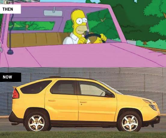 Homeras Simpsonas: Simpsonai (1989 m. – dabar) – automobiliai, vairuojami televizijos tėčių