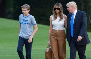 Barron Trump 50 Yıl Sonra Beyaz Saray'da Yaşayacak İlk Başkan Oğlu