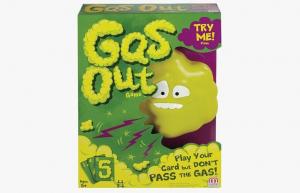 O jogo de cartas 'Gas Out' da Mattel ensina as crianças a contar enquanto peidam
