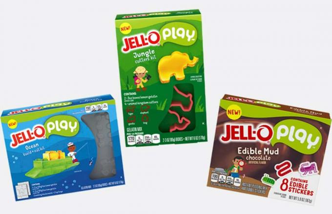 A Jell-O Play alapvetően ehető Legos gyerekeknek készült desszertek