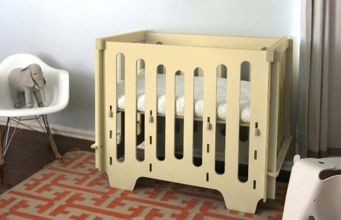 Noninoni No-Hardware Flatpack Cribs -- copii abc