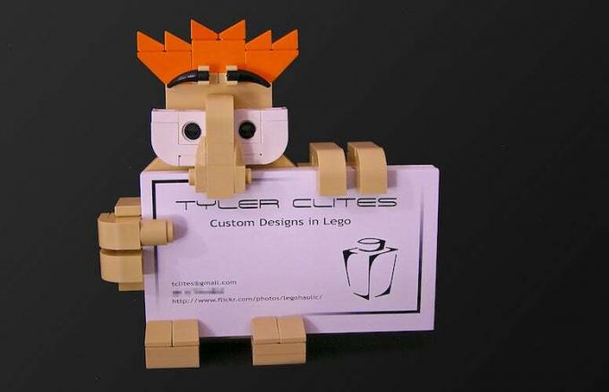 Lego Business Card Holder -- แนวคิดการสร้างเลโก้