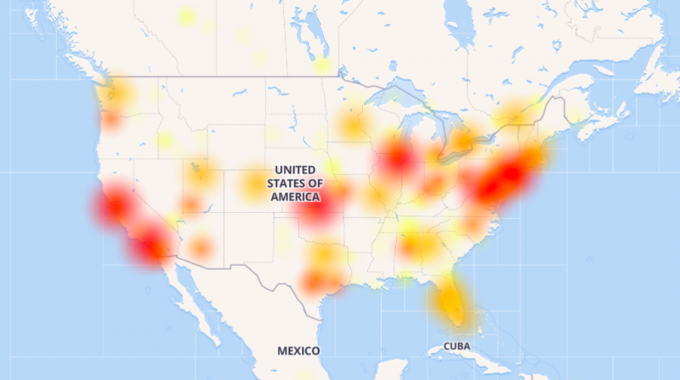 Harta întreruperilor Disney+ Live arată întreruperile serviciului din zona dvs