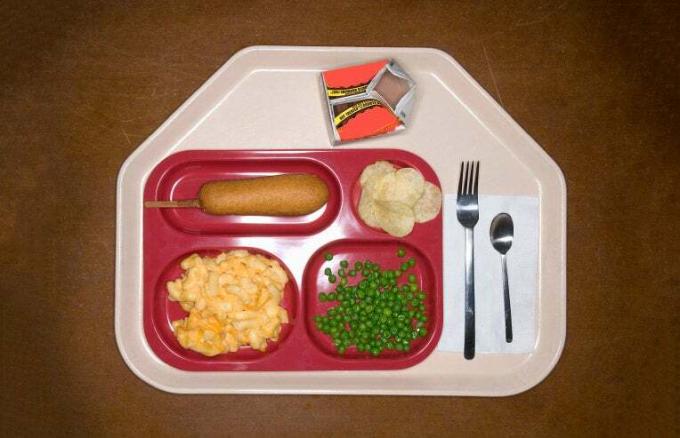 almoço escolar