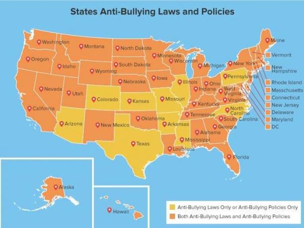 Bullying mapeado por estado
