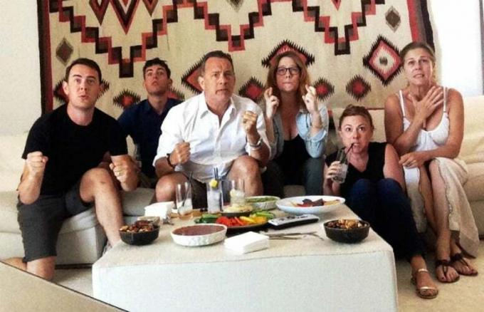 Tom Hanks a rodina