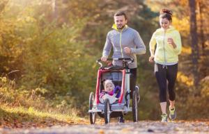 Ny studie avslører å løpe med en joggevogn forbrenner færre kalorier