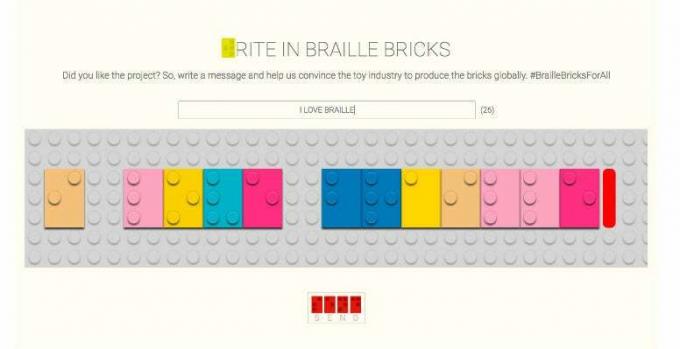 Brailleblokjes combineren lezen met lego om blinde kinderen te helpen 