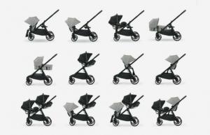 Baby Jogger City Select LUX ორმაგი ეტლი შეესაბამება ყველა ბავშვს და ცხოვრების წესს