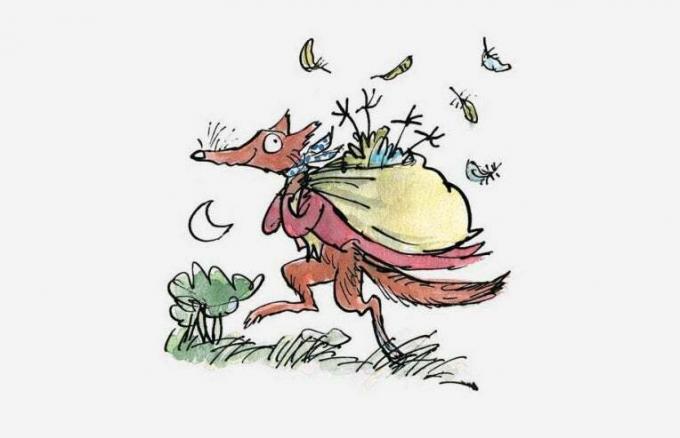 Roald Dahl's Fantastic Mr Fox geïllustreerd door Quentin Blake