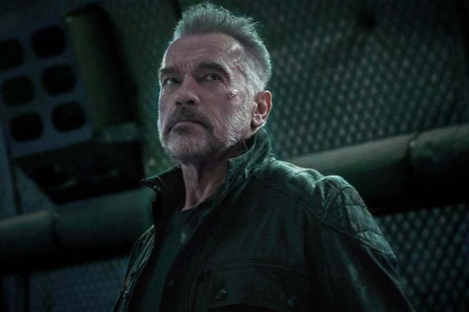 „Terminatorius: tamsus likimas“ nuotraukos įrodo, kad Schwarzeneggeris vis dar yra beprotis