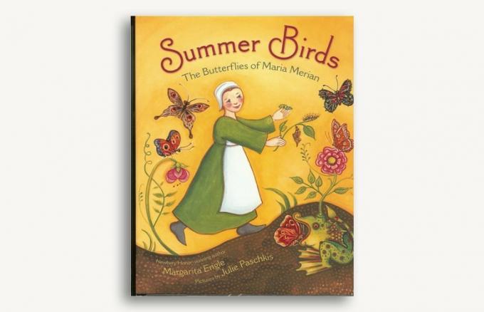 Pássaros de verão: As borboletas de Maria Merian, de Margarita Engle e Julie Paschkis