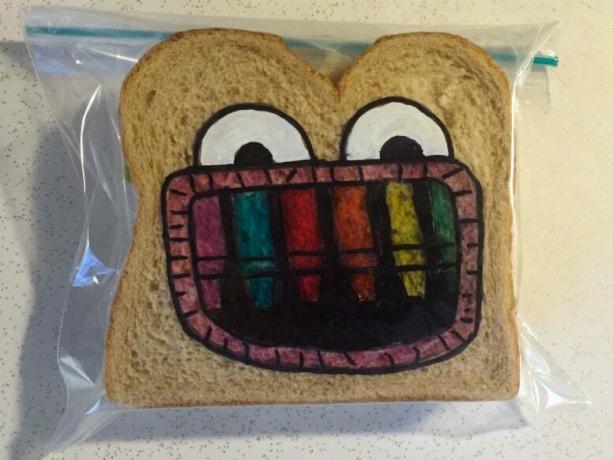 Sandwich Bag Art by David Laferriere