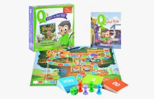 Q की रेस टू द टॉप एक बोर्ड गेम है जो बच्चों को सामाजिक कौशल सिखाने में मदद करता है