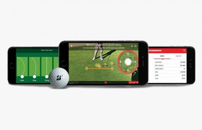 BFit Mobile App da Bridgestone - acessórios de golfe