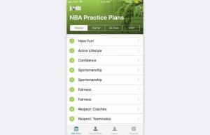 Revisión: Aplicación de entrenamiento de la NBA para jóvenes entrenadores deportivos