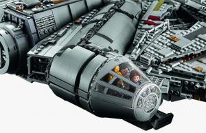 Lego 7500 gabalu Millenium Falcon beidzot ir noliktavā