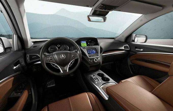 Interior Acura MDX Sport Hybrid 2017