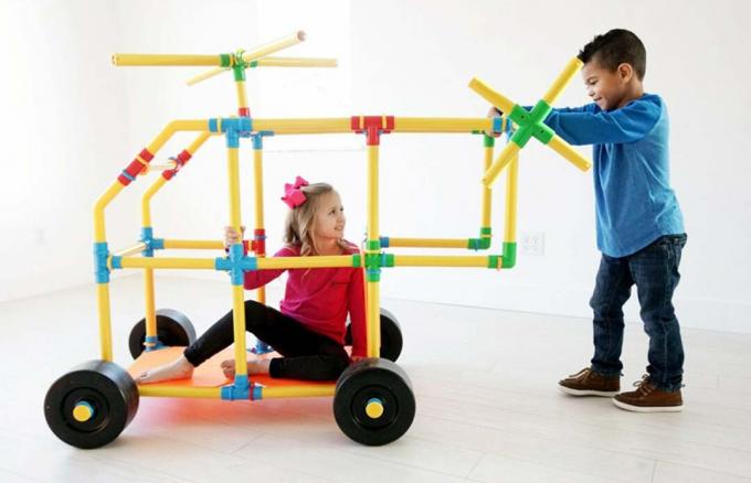 TubeLox bygger legetøj, der lader dine børn bygge kreationer i naturlig størrelse