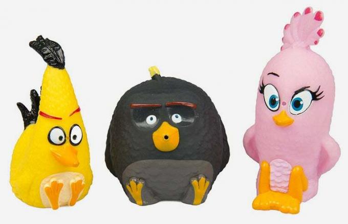 Angry Birds Water Squirters -- jucării de baie pentru copii mici