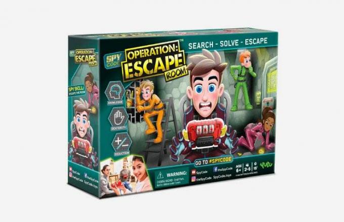 Operation Escape Room - spionbrætspil til børn
