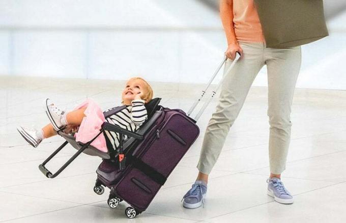 SitAlong Toddler Luggage Seat - parhaat haisäiliötuotteet lapsille