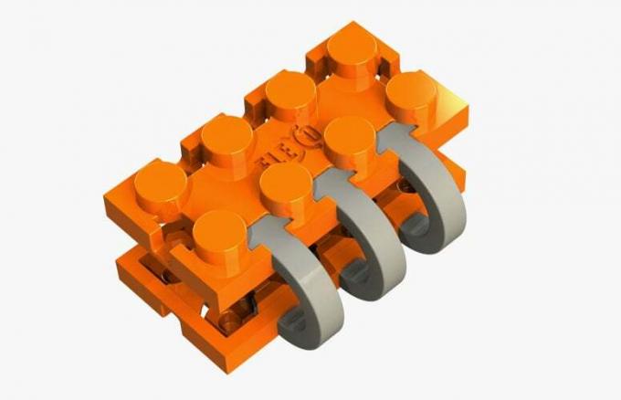 Flexo Bendable Construction Bricks -- lego priedai