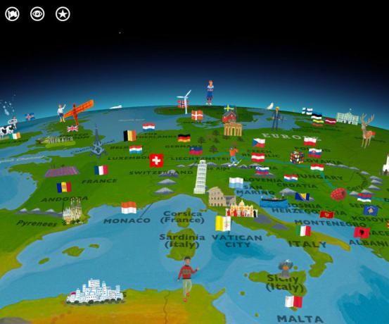 Barefoot World Atlas -- yol gezisi uygulamaları