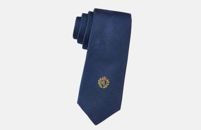 Ralph Lauren Solid Crest Boys Tie -- სააღდგომო ჰალსტუხები