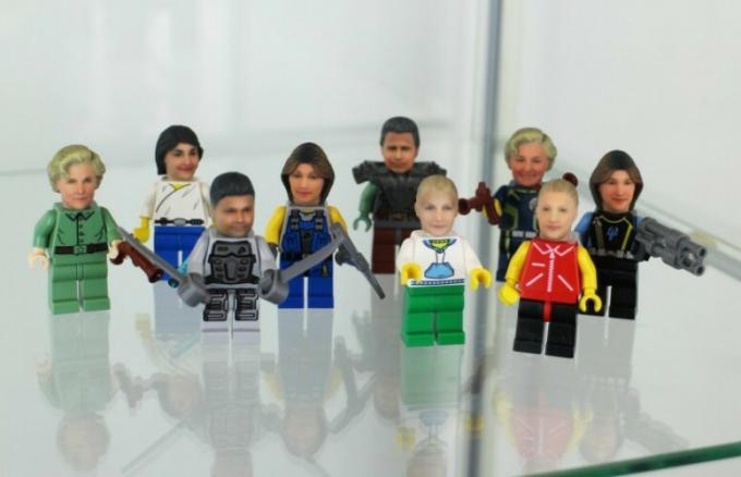 Funky3dFaces pielāgotas LEGO galviņas