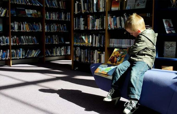 図書館の少年