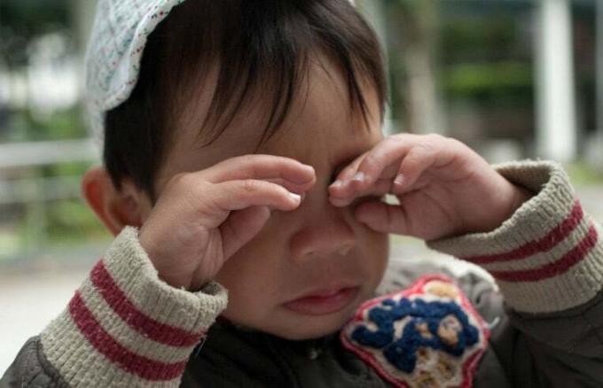 niño llorando