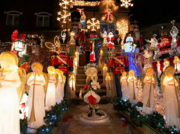 Najlepšie vianočné svetelné displeje: Dyker Heights, Brooklyn, NY