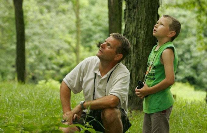 otac i sin – promatranje ptica